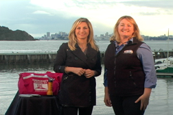 Be-Prepared-with CA Living's Aprilanne Hurley-and Captian-Maggie of the Angel Island Tiburon Ferry Aprilanne Hurley and Captain Maggie encourage you to "Be Prepared" TODAY!