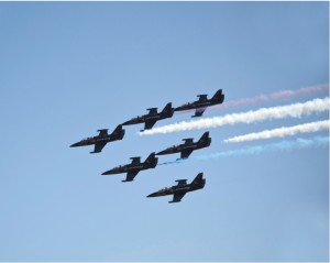 Blue Angel Fleet Week Air Show photo credits: Fleetweek.us Blue Angels Fleet Week 2011 - 10/9 - 10/10 - "Take a Ride With Us and "See the Show"
