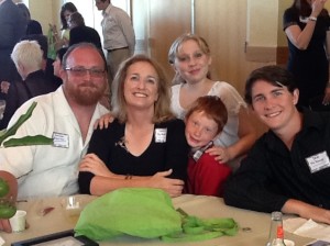 Captain Maggie McDonogh of the Angel Island Tiburon Ferry with her family Marin Magazine 2013 Editor's Choice Awards event Captain Maggie McDonogh with her family Marin Magazine 2013 Editor's Choice Awards event