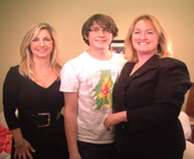 Heroes Campaign filming with Aprilanne Hurley, Captain Maggie and Sam - a very special future volunteer!