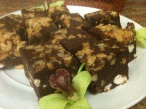 Party-Girl's Aloha Diet So Ono Mac-Nut Skinny Fudge Party-Girl's Aloha Diet So Ono Mac-Nut Skinny Fudge