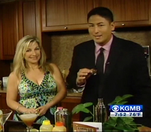 NBC 8 Hawaii News Now Sunrise is Fun Media Event on Party Girl Diet’s